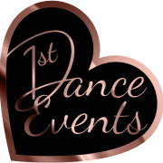 1st Dance Events Black Background Logo
